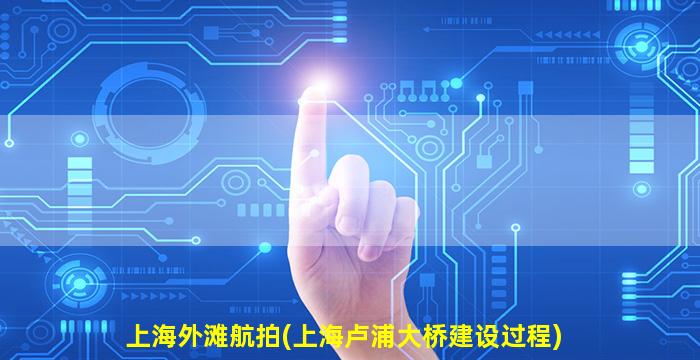 上海外滩航拍(上海卢浦大桥建设过程)
